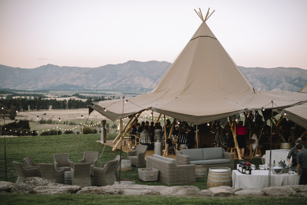 Gather and Gold Tipis wanaka and Queenstown wedding