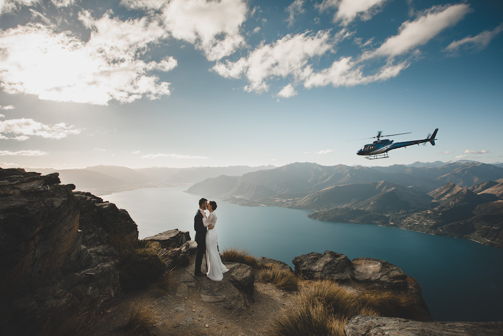 Bride and Groom on the Mountain