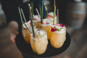 Wedding Cocktail served on a platter